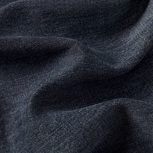 Shechi plus velvet warm straight jeans women's 2025 winter new high-waist slim narrow wide-leg pants