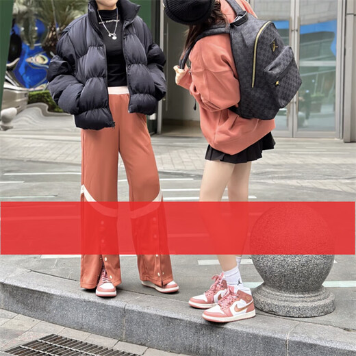 AJ 1   1 Mid AJ1 蓝色 防滑耐磨运动舒适复古休闲篮球鞋垫 FB9892-670粉色 35.5