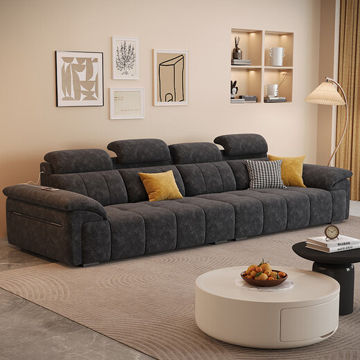 Jane Xin Chenille sofa living room 2025 new small apartment removable and washable pillow adjustable fabric sofa 868B
