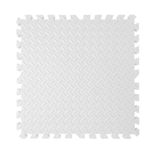 Budisi climbing mat anti-fall foam splicing floor mat living room anti-slip crawling mat bedroom bedside blanket white 60*60CM