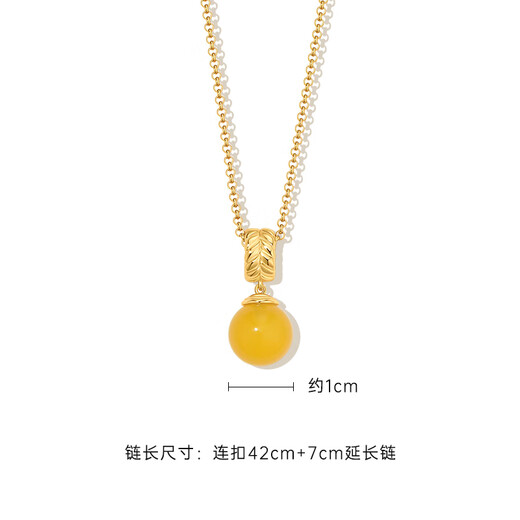 Only double awning necklace for women, niche light luxury and high-end pendant, clavicle chain, 18k gold plated necklace, awning necklace (yellow)