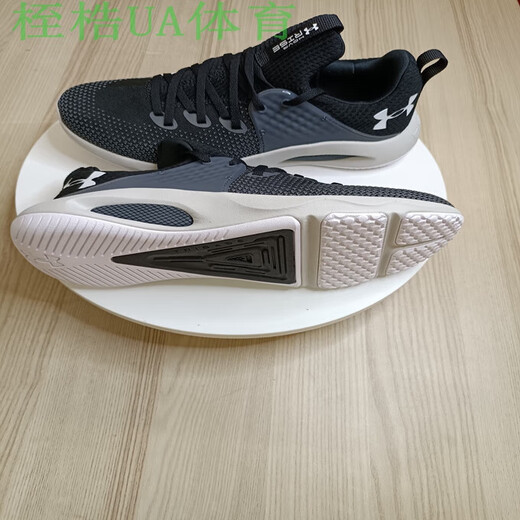 Under Armor official HOVR Rise 3 men's sports training shoes 3024273 black 002 44.5