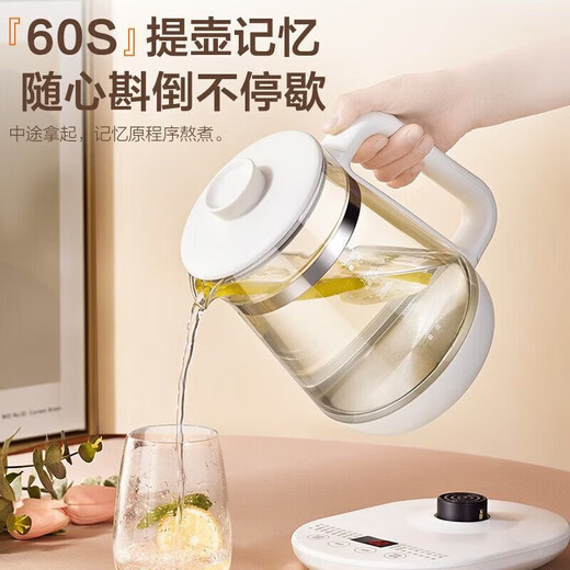 SUDISQR health kettle, tea kettle, constant temperature kettle, thermal insulation and water boiling integrated electric kettle, flower tea kettle, 316L stainless steel household water boiling, upgraded 316 stainless steel with filter 1.5L