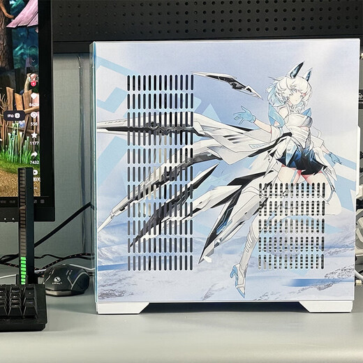 ASUS computer desktop host ROG Snow Dance Warrior i5 14600KF/i7 14700F/5060TI/5070 e-sports game live sea view room DIY water-cooled assembly computer i7 14700F丨RTX5060丨Specifications five