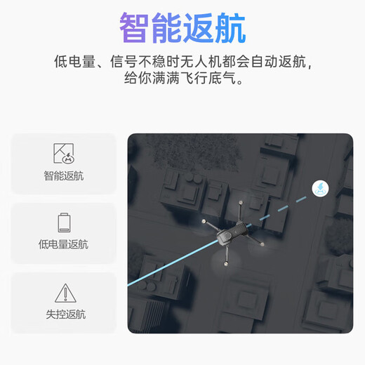 RSRDDY免费换新带屏液晶遥控器高清专业航拍无人机实时图传成人无刷返航四轴飞行器遥控飞机儿童玩具生日 带屏幕遥控器8电调四摄-实时图传 单电池送收纳包+易损配件终身质