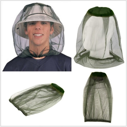 Zhizhou Outdoor Fishing Night Fishing Hat Anti-mosquito and Insect-proof Hat Net Beekeeping Hat Anti-Bee Hat Men's Fishing Hat Net Breathable Surface Anti-mosquito Face Net