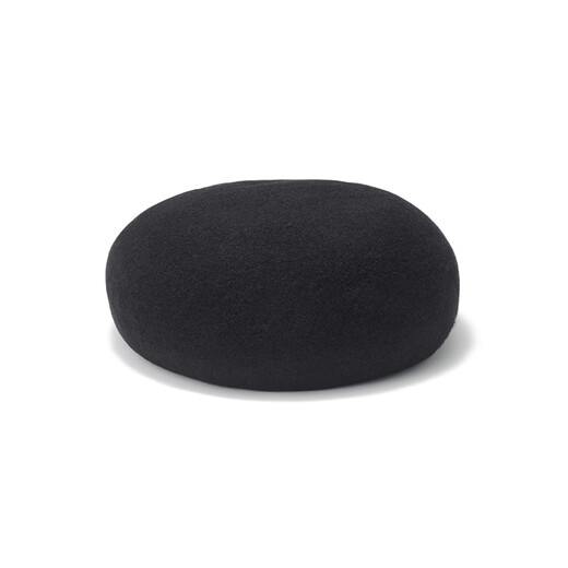 MUJI wool beret hat painter hat DBE40A5A black
