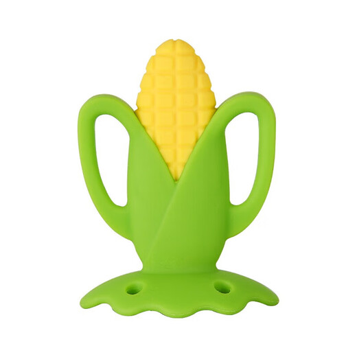 Richell Baby Teether, Baby Teething Silicone Gum Massager, Baby Chewable Toy, Strawberry Shape (Boxed), 3 months and above