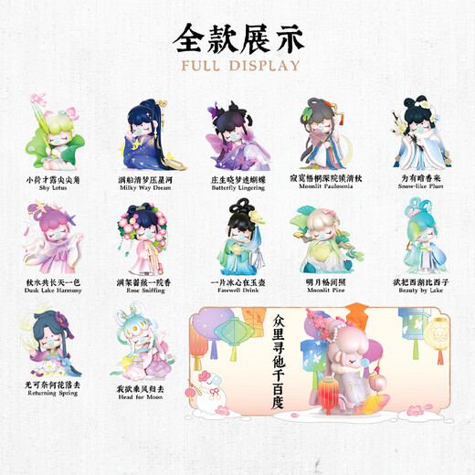 Rolife Nanci poetic and trendy blind box toy official figure girl birthday Christmas gift single box