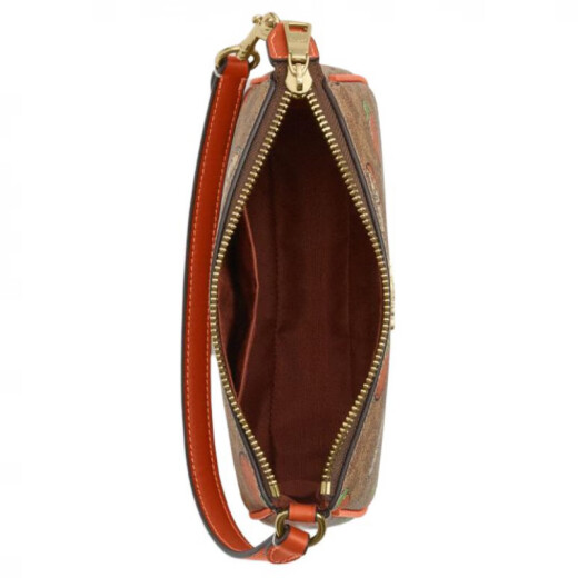 Entrenador Nolita 19 lienzo recubierto de estampado de frutas clásicas Bag de un solo hombro bolso de ida y vuelta caja de regalo para mujeres (paquete básico + caja de regalo de mostrador negro)