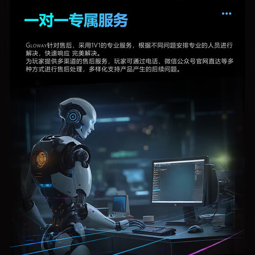 Gloway 32GB (16GBX2) DDR5 6000 desktop memory module Shenwu RGB light strip Hynix A-die CL28 space gray partially compatible