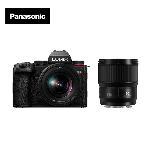Panasonic S5M2 (20-60mm+50mm) (Panasonic) S5 second generation full-frame mirrorless camera, approximately 24.2 million effective pixels, new phase hybrid focus