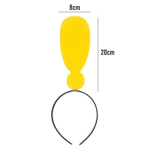 Creative headband arrow question mark symbol headband concert photo artifact fun funny headband conspicuous headband red question mark