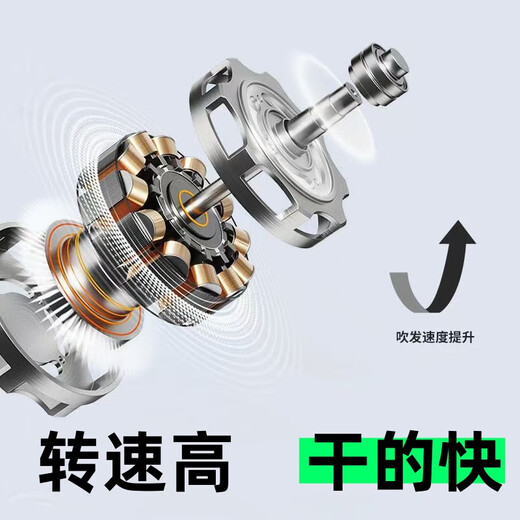 Rongtai rechargeable wireless hot and cold air hair dryer for student dormitories, unplugged, outdoor hair dryer, USB lithium battery, low power portable art entrance examination hair dryer, technology white, long battery life with charging + wireless hot and cold air + quick-drying hair care