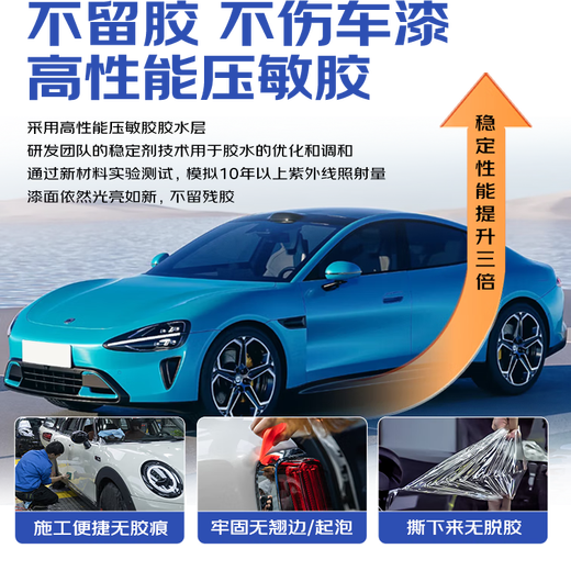 UCOLOR invisible car cover tpu car film 8mil invisible car cover film paint protection film transparent car cover suitable for Tesla Xiaomi yu7 BYD QJJJK