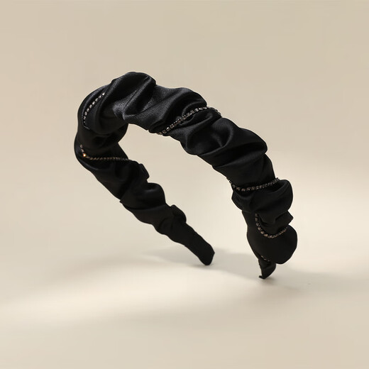 Chimera (CHIMERA) makes your face smaller, wrinkled satin fabric makes your head look taller, headband is exquisite and comfortable to wear, birthday gift for girls