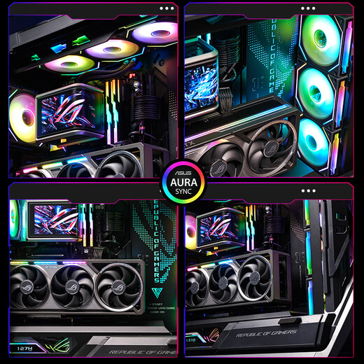 ASUS RTX5090 Night God graphics card 9800X3D 9950X3D host ROG Family Bucket Genesis God flagship host desktop e-sports game console assembly machine computer complete machine R9 9950X3D+RTX5090 Night God丨Three