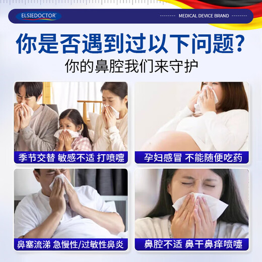 ELSIEDOCTOR Pharmaceutical German rhinitis spray special spray artifact allergic Xanthium rhinitis oil sinus plaster can be used
