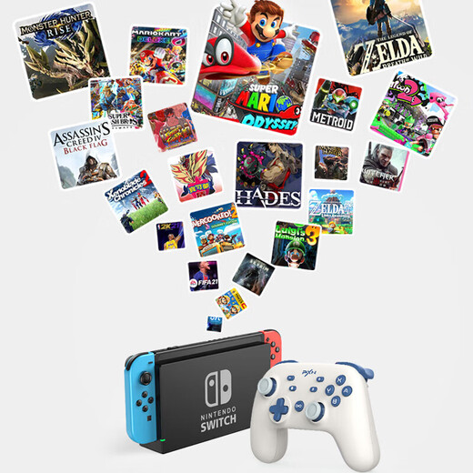 Laishida's self-operated P50 wireless game controller visual app macro programming supports Pokémon ZA Switch nfc Black Myth Camellia White birthday gift for boyfriend and girlfriend