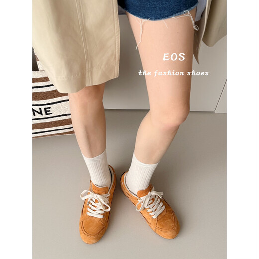 148.64 EOS zapatos casuales retro versátiles de primavera con caja 9928-1 WQQ albaricoque 35