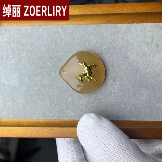 ZOERLIRY Herring Stone Necklace Black Green Throat Bone Fish Shocking Bone Raw Stone Twelve Zodiac Pendant Peace Buckle Jewelry Gemstone Bracelet Herring Stone 8g-Zodiac Snake