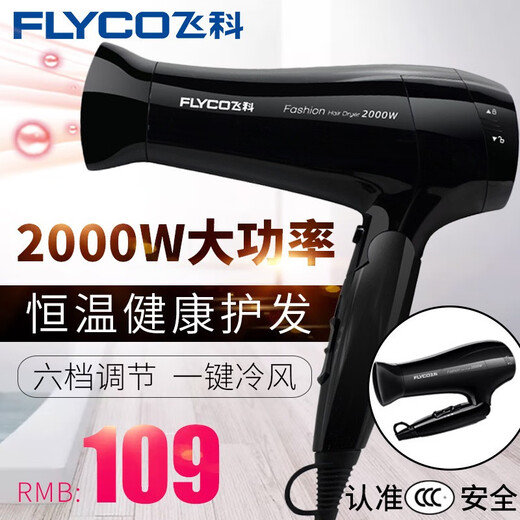 Three-choice high-quality hair dryer for home use high-power fh6231 student dormitory hot and cold air constant temperature hair dryer official purple negative ion hair care