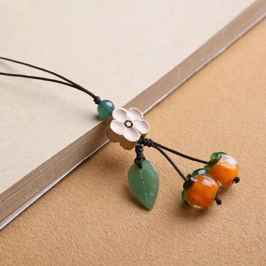 Yusenyi Shishi Ruyi mobile phone chain women's pendant anti-lost rope men's car key chain women's pendant Shishi Ruyi