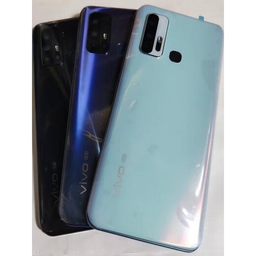 Vivo adapts to Z6 battery cover, new mobile phone original back cover, front case, card holder, power-on volume button, z6 blue back cover + middle frame, motherboard cover x z6