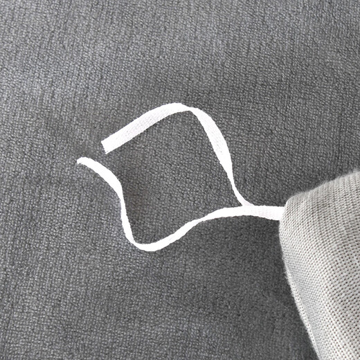 LAVIE HOME Luolai baby velvet quilt cover warm and thickened baby velvet autumn and winter milk velvet quilt cover thickened double bed gray 180cm*210cm