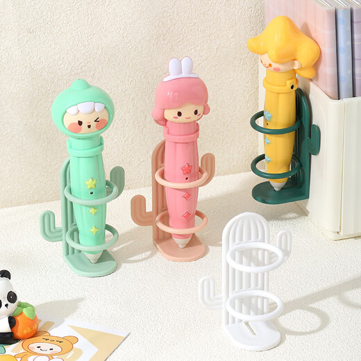 Children's reading pen storage rack, student reading pen universal model, study room, dormitory desktop storage, no punching wall, white, one pack