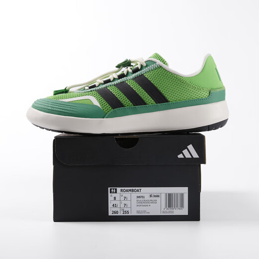 阿迪达斯（adidas）户外溯溪鞋男鞋女鞋夏季新款徒步轻便涉水鞋运动休闲鞋 黑/白JH9756 38.5