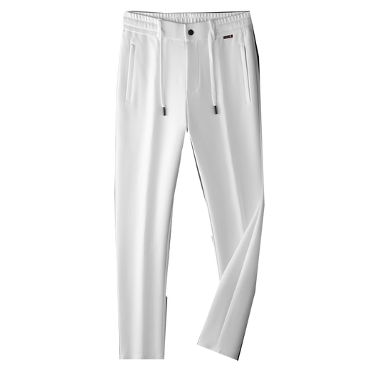 Jeep (JEEP) genuine high-quality pure cotton sweatpants men's spring and autumn middle-aged sweatpants loose straight white casual pants men's boutique pants white spring and autumn style XL recommended 140-155Jin Jin equals 0.5 kg