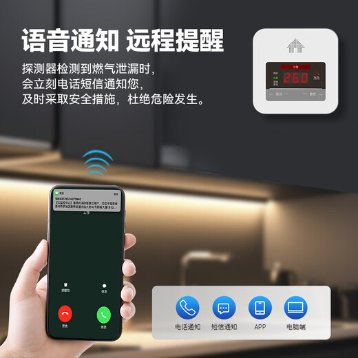 Setwell gas alarm natural gas alarm home kitchen flammable gas liquefied gas detector elderly gas leak detection