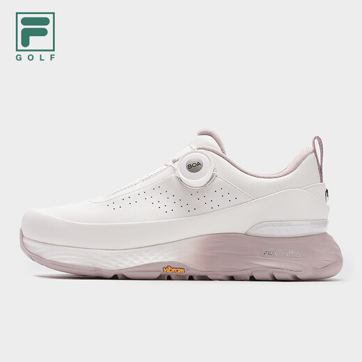 FILA Yin Ruoning's same official BOA soft spike high golf shoes for women, golf shoes, sports shoes, bright white-BW 38.5