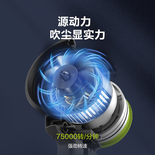 Vickers 20V lithium battery violent turbo fan WU093.9 (bare metal) blower blower industrial dust gun strong wind