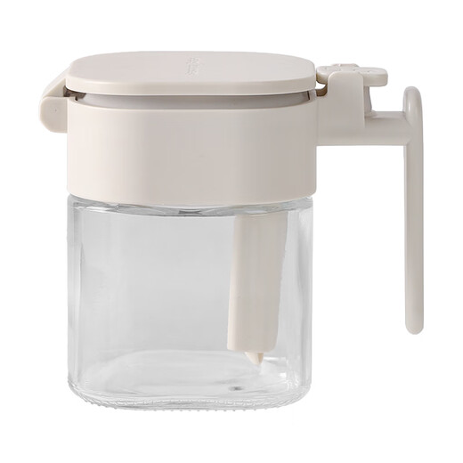 Kawashimaya spoon separate seasoning box kitchen household sealed moisture-proof seasoning jar seasoning bottle salt shaker combination set mixed color-2 independent spoon compartment sealed moisture-proof