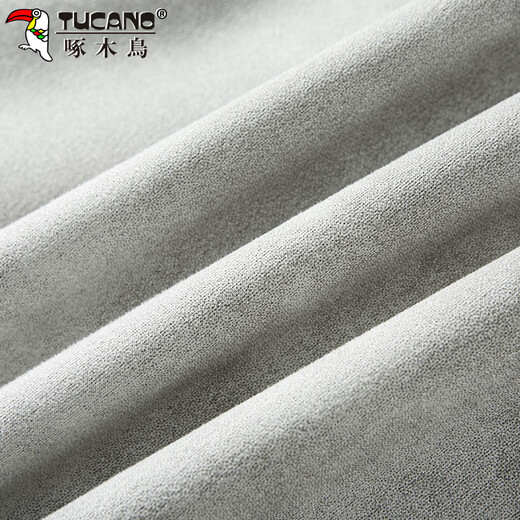 Woodpecker (TUCANO) coat men's autumn and winter jacket men's suede loose retro workwear casual tops men's sky gray XL