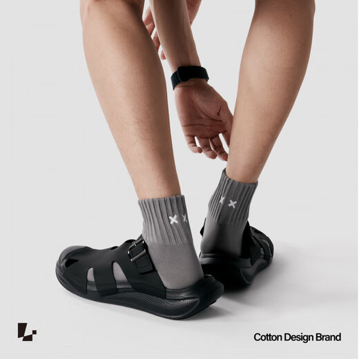 LEIN crack socks men's socks summer thin breathable embroidered sweat-absorbent and breathable new trendy sports low-cut socks 1 pair per color one size fits all (37-45)