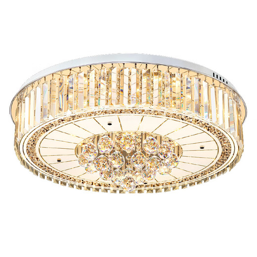 NVC Lighting NVCled Deckenleuchte Kristall Wohnzimmerlampe Schlafzimmer ganzes Haus Beleuchtungspaket Kombinationsset modern 100 cm 4-teiliges Set A quadratisch 30 1049