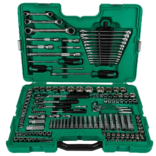 Shida 09510 150 pieces 6.3x10x12.5MM set machine repair auto repair tool socket ratchet wrench set 09510/150 pieces comprehensive set