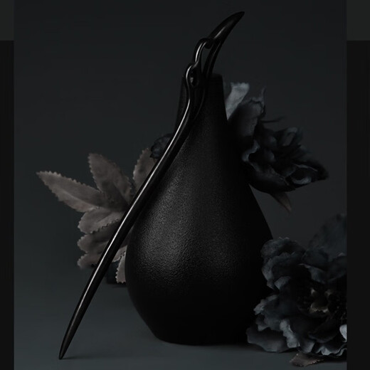 Two generations of happy cloud hairpins for women, ancient style walking wooden tassel hairpins, modern daily hair accessories, simple Hanfu headdress + hairpin box