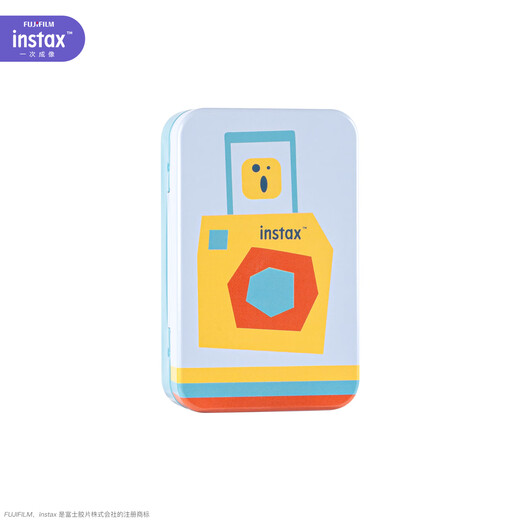 INSTAX Fuji One-Time Imaging Mini Photo Paper Storage Box Kaqu Blue