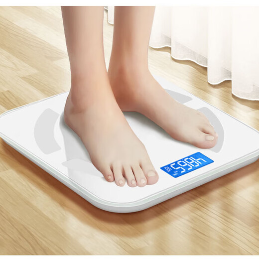 Body fat scale Electronic scale Smart weight scale Smart body fat scale Xiaomi Huawei Apple applicable weight scale Home accurate electronic scale Health scale Weight loss special body fat scale Body fat scale-white battery model
