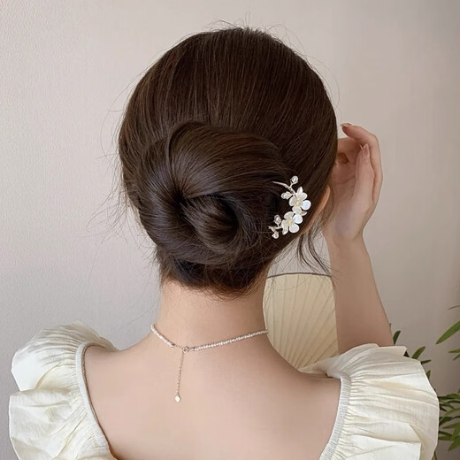 Chimera (CHIMERA) flower hairpins for hair, combed hair accessories on the back of the head, antique style hairpins, cheongsam, Hanfu, headwear, birthday gifts for girls