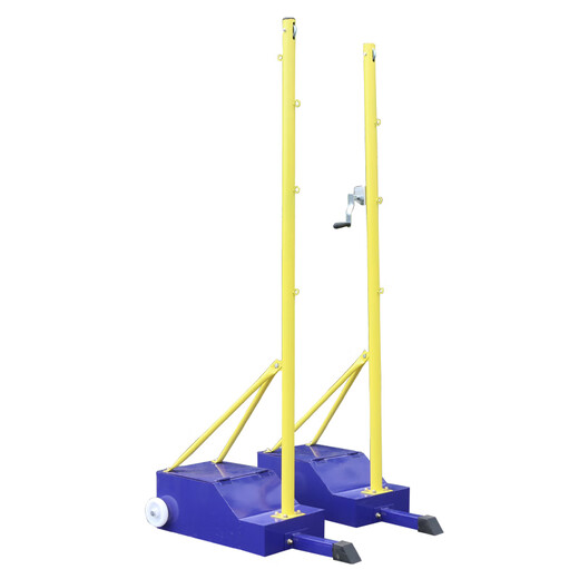 Big Tuan Xiaoyuan indoor and outdoor competition household mobile portable badminton standard court grid air volleyball rack volleyball rack upgraded version 14m standard badminton b