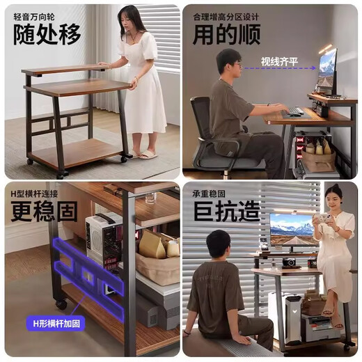 Olin European style computer desk home desktop e-sports table simple desk bedroom small desk study table movable small table
