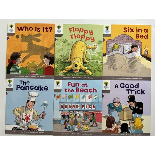 Version des englischen Oxford Oxford-Wertungslesensgeschichte Kinderaufklärung Englisch Level 1-8 Level 1 Random 6 Bücher (6*8 Seiten)