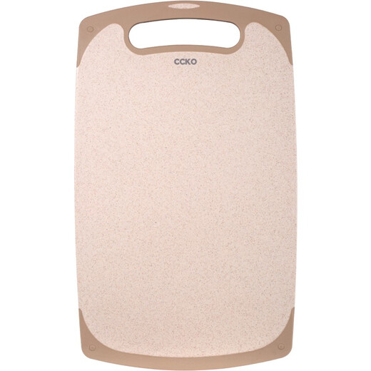 CCKO小麦秸秆菜板切水果家用双面砧板婴儿宝宝辅食案板切菜板 北欧米--小号ck9854