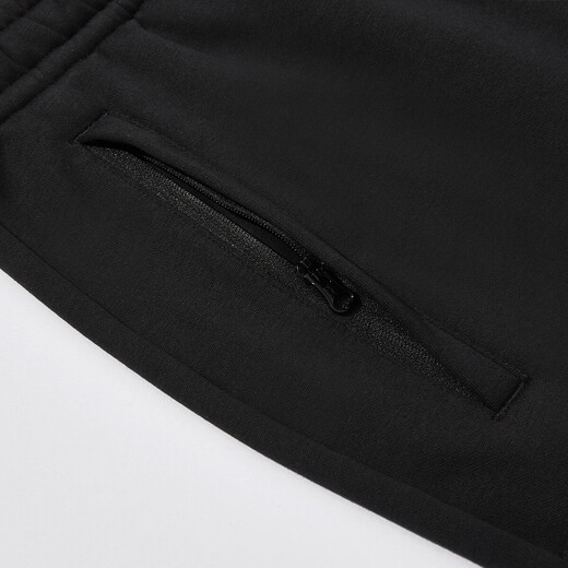 Li Ning (LI-NING) velvet warm casual trousers for men, fitness loose sports pants, versatile classic leggings and cuffed sanitary trousers for men