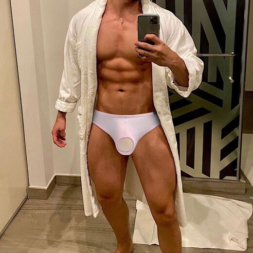 Men's sexy underwear thong can be worn when going out, men can wear it when going out, men's and women's sexy underwear can cover the buttocks of men and women, black - men's and women's cos clothing fake 0-girl gay M size